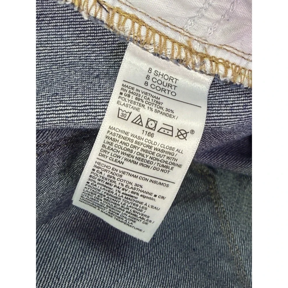 Old Navy Jeans Womens 8 Short Blue Dark Wash Mid Rise Wow Bootcut Stretch